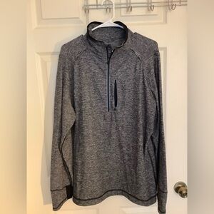 Lululemon Quarter Zip Pullover Gray Size XL